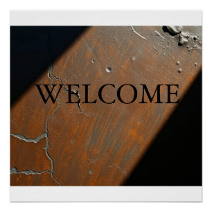 Bronze Welcome menu Poster