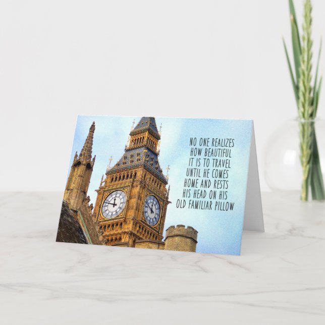 BRONZED BEN Greeting Card (Front)