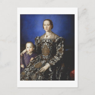Bronzino Eleanor of Toledo and Her Son Postcard
