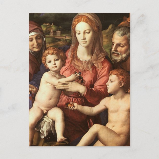 Bronzino - Holy Family Postcard (Front)