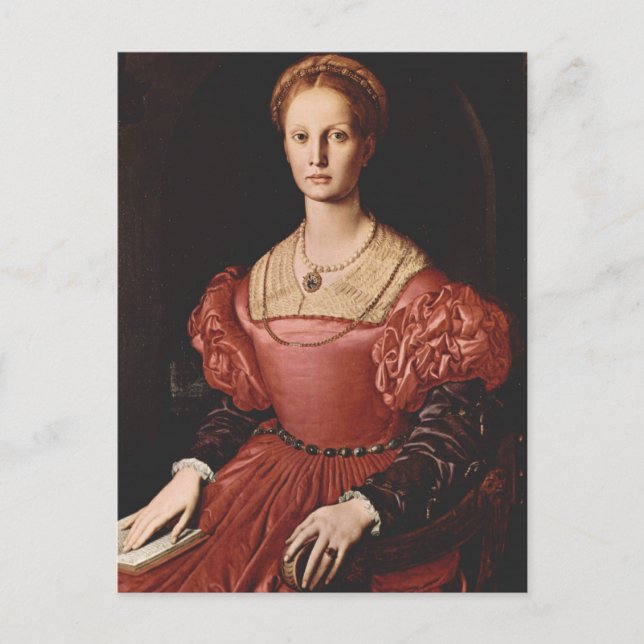 Bronzino - Lucrezia Panciatichi - 1540 Postcard (Front)