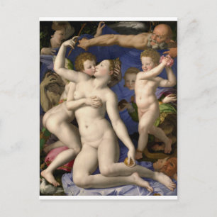Bronzino: Venus, Cupid, Folly and Time Postcard