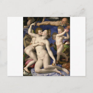 Bronzino: Venus, Cupid, Folly and Time Postcard