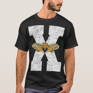 Brood X Vintage Periodical 17 Year Cicada Invasion T-Shirt