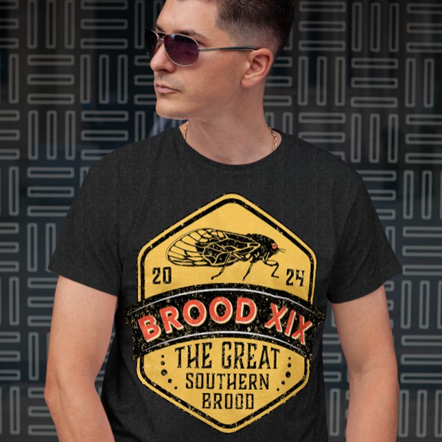 Brood XIX Cicadas Great Southern Brood Grunge T-Shirt (Creator Uploaded)