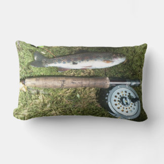 Brook and Rainbow trout pillow
