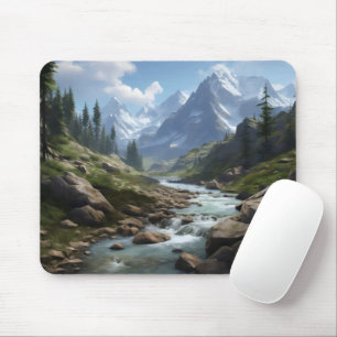 Brook in Mountains Mouse Pad
