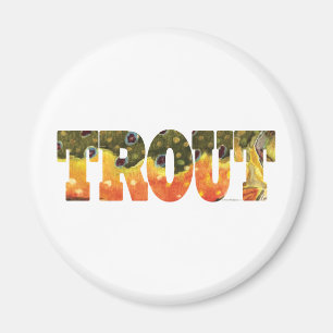 Brook Trout Art Magnet