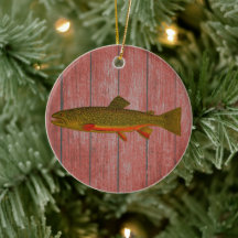 Brook Trout Christmas Ornament