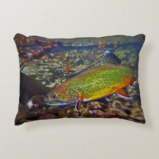 BROOK TROUT DECORATIVE CUSHION