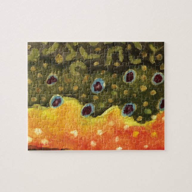 Brook Trout Fish Jigsaw Puzzle (Horizontal)