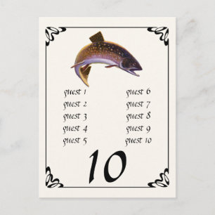 Brook Trout Fish, Vintage Sports Fishing Fisherman Postcard