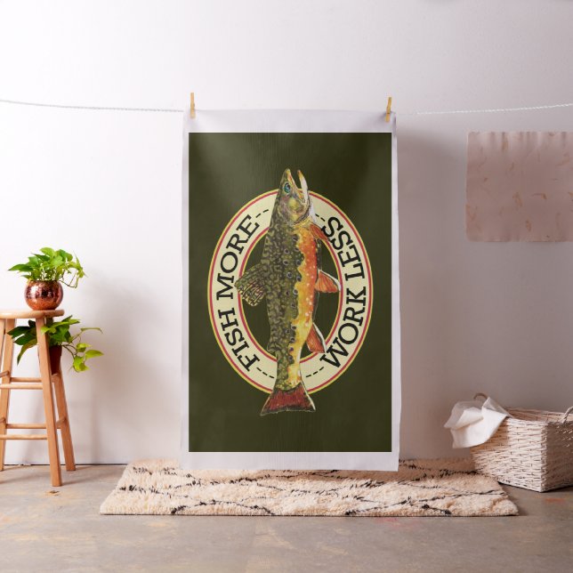 Brook Trout Fishing Fabric (In Situ)