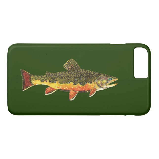 Brook Trout Fishing, Ichthyology Case-Mate iPhone Case (Back (Horizontal))