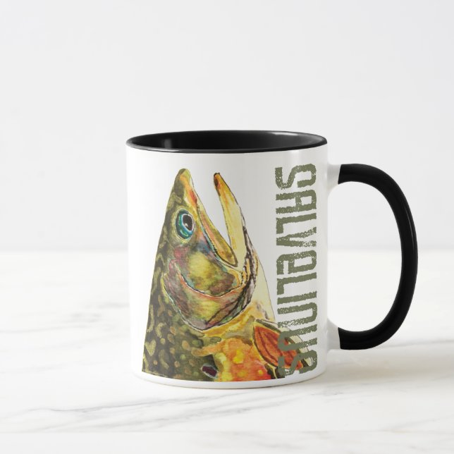 Brook Trout Fishing Mug (Right)