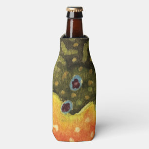 Brook Trout Fly Fishing Bottle Cooler