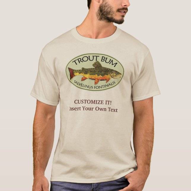 Brook Trout Fly Fishing T-Shirt (Front)