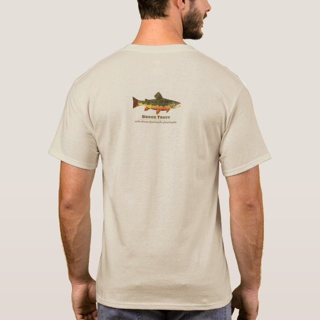 Brook Trout, Latin T-Shirt (Back)