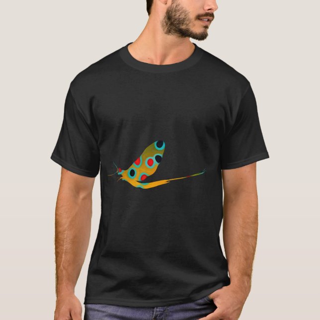 Brook Trout Mayfly Profile T-Shirt (Front)