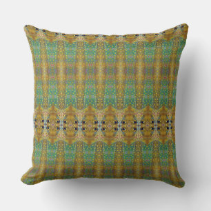 Brook trout pattern print pattern cushion