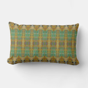 Brook trout pattern print pattern lumbar cushion