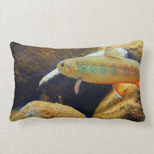 Brook trout pillow