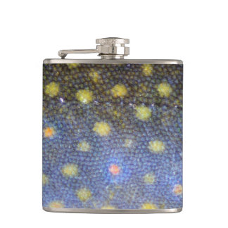 Brook Trout Scales Photography Hip Flask