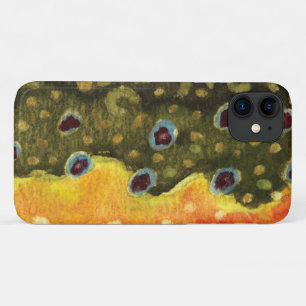 Brook Trout Skin Fly Fishing Angling Case-Mate iPhone Case
