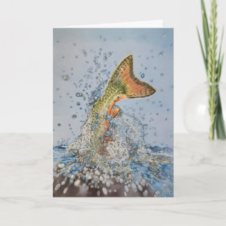 Brook Trout Splash Card