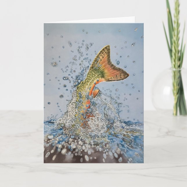Brook Trout Splash Card (Front)