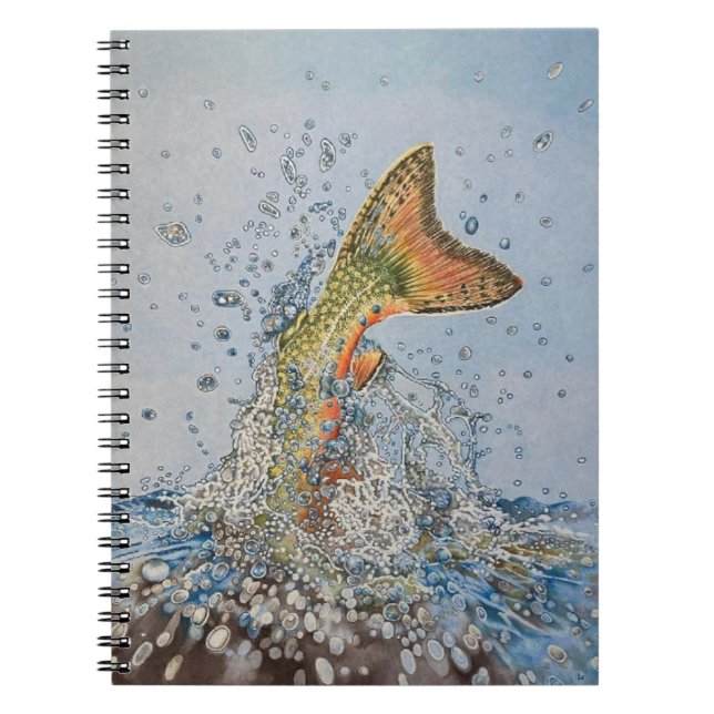 Brook Trout Splash Notebook (Front)
