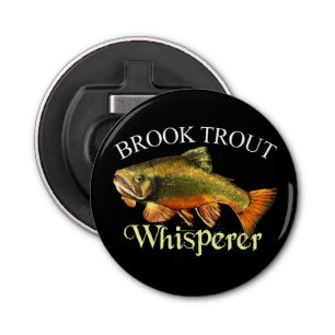 Brook Trout Whisperer Dark Bottle Opener
