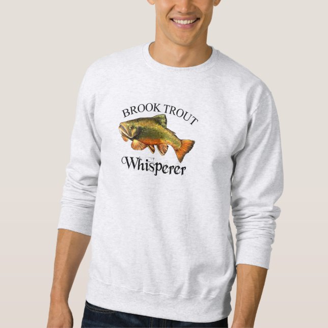 Brook Trout Whisperer Light Sweatshirt (Front)