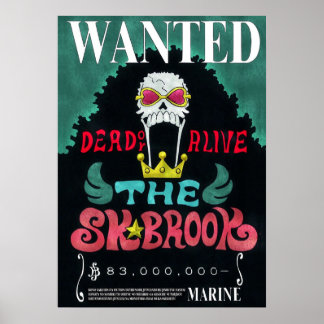 Brook Wanted Bounty Poster