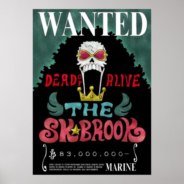 Brook Wanted Poster (Front)