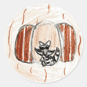 Brooke: Round Sticker