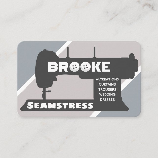 Brooke Seamstress Business Card (Front)