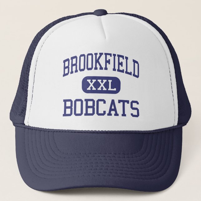 Brookfield - Bobcats - High - Brookfield Trucker Hat (Front)