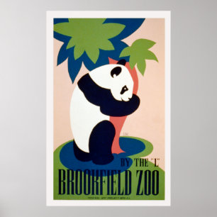 Brookfield Zoo-By the "L" / Long. Poster