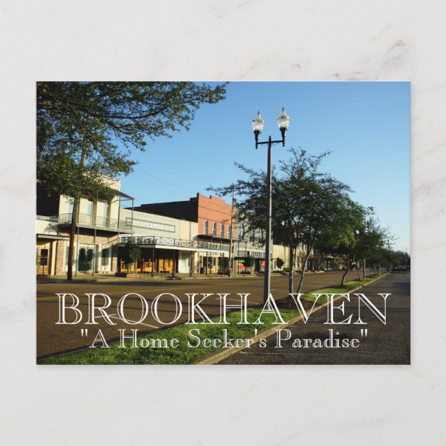 Brookhaven, Mississippi - A Home Seeker's Paradise Postcard (Front)