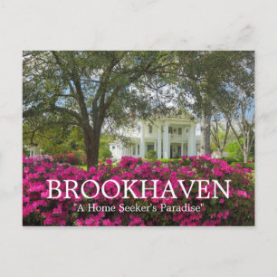 Brookhaven Mississippi Antebellum Spring Postcard