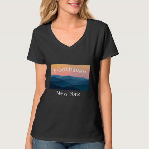 Brookhaven New York Mountain sunset hometown T-Shirt