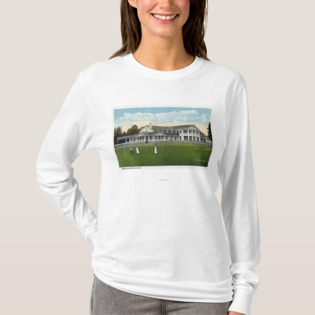 Brooklawn Country Club Women Golfing T-Shirt (Front)