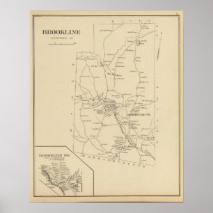 Brookline, Hillsborough Co Poster