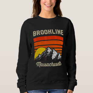 Brookline Massachusetts Hometown City State Usa Sweatshirt