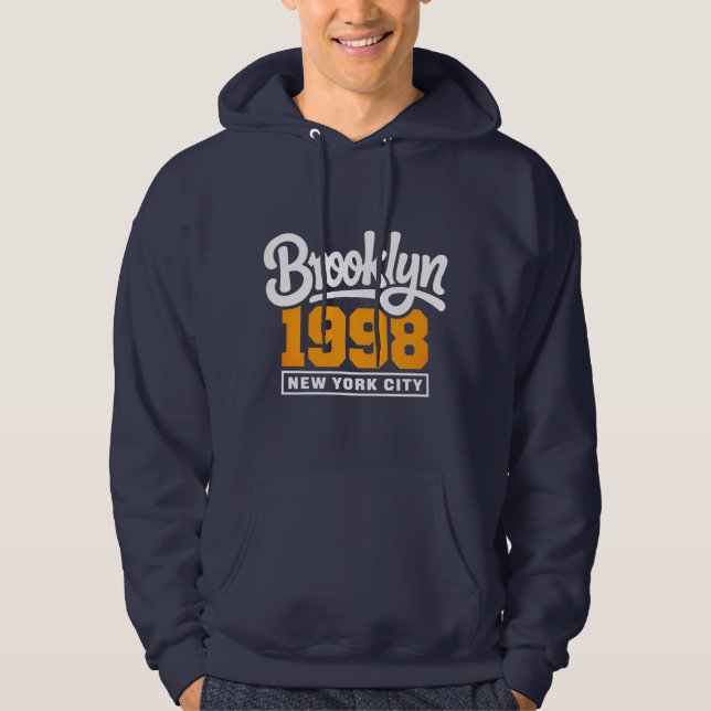 Brooklyn 1988 Hoodie Sweatshirts (Front)