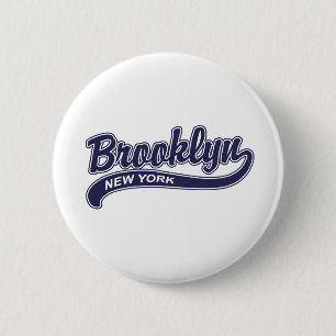 Brooklyn 6 Cm Round Badge