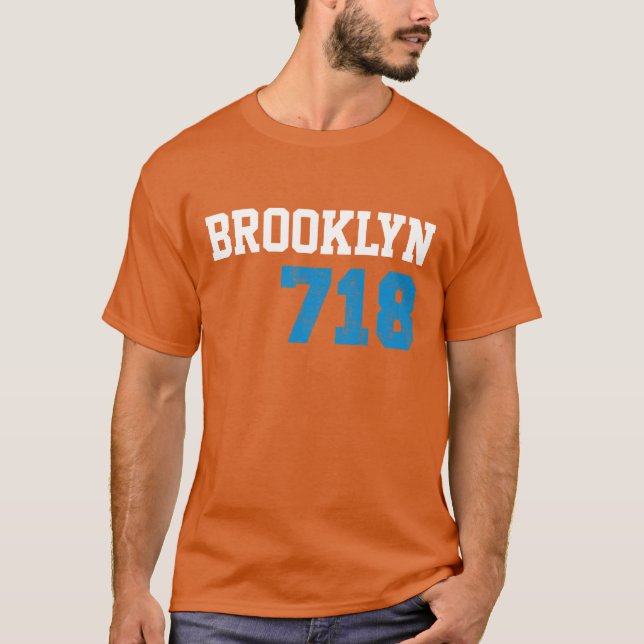 Brooklyn 718 T-Shirt (Front)