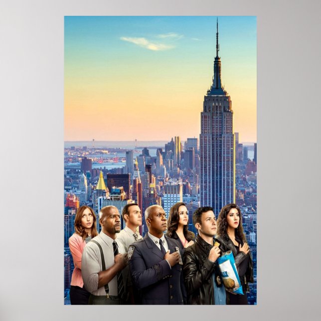 Brooklyn 99 Cast Poster (Front)
