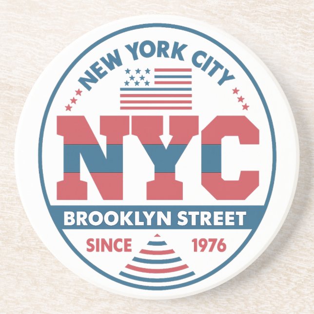 Brooklyn and New York city  Coaster (Front)